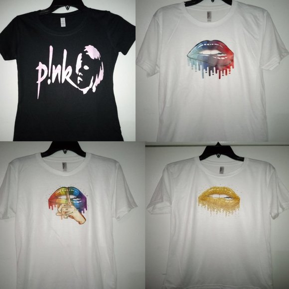 Brand New 4 Piece Set Sealed Women's Graphic Tees Size Small - Picture 1 of 1